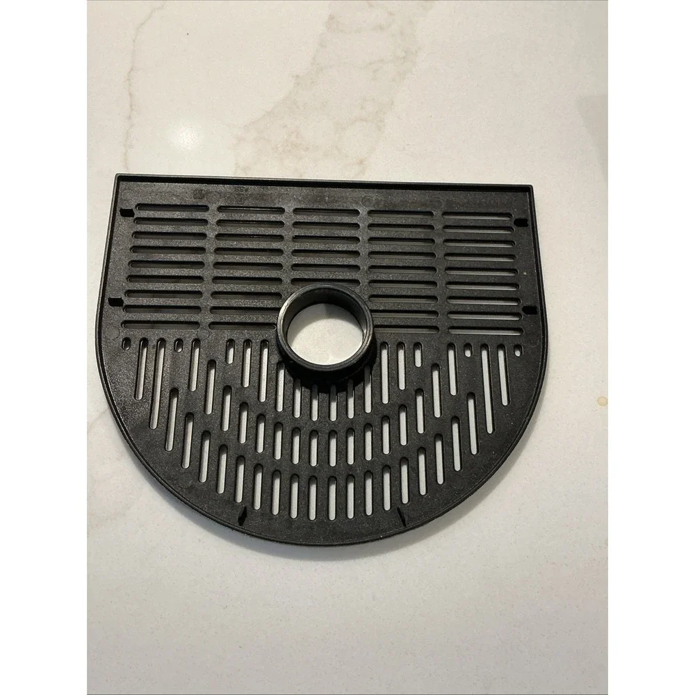 Keurig K-Cafe K84 K83 Two-Piece OEM Replacement Parts Drip Tray With Grate Black